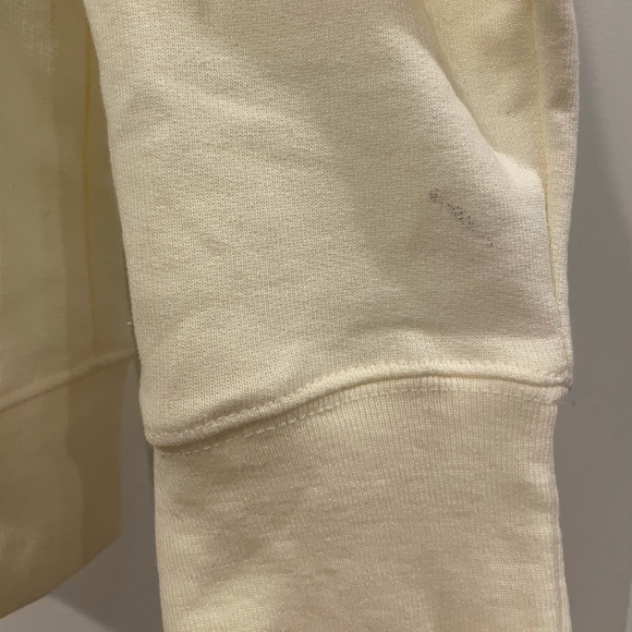 NEW White/Yellow Iridescent Champion Sweatshirt - Picture 9 of 12